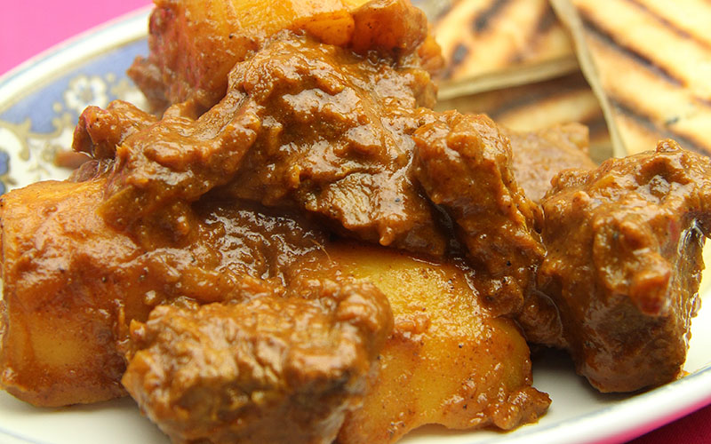 Recipe: Aloo Mutton Shakkarwala (Caramelised Lamb Curry)