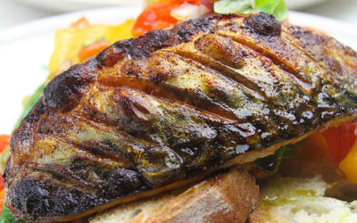Recipe: Grilled Mackerel with Pepper Salad