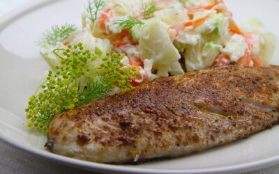 Recipe: Spiced Mackerel with Fennel Slaw