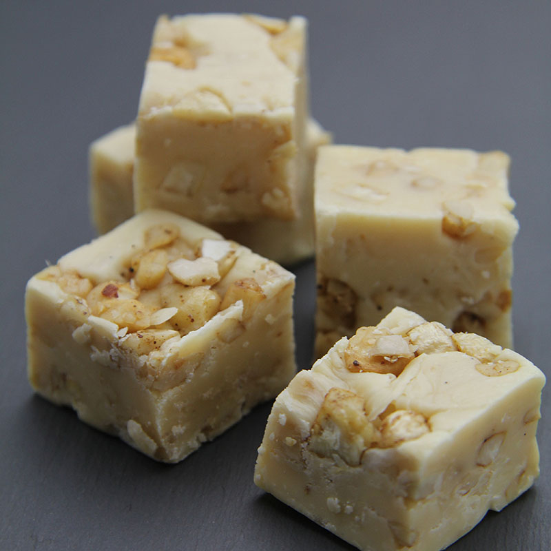 Hibiscus Lily Spicy Fudge – Spicy Cashew Nut Fudge - The Artisan Food Trail