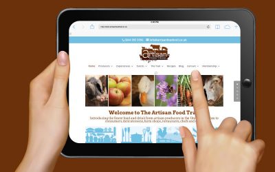 New look website for The Artisan Food Trail