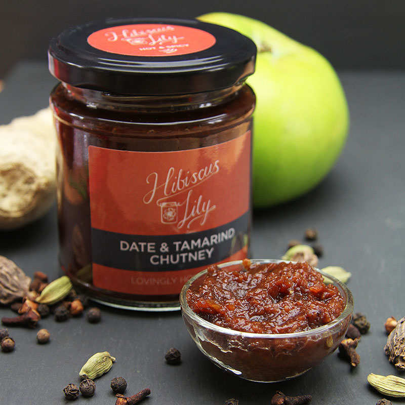Hibiscus Lily Hot Spicy Date & Tamarind Chutney - The Artisan Food Trail