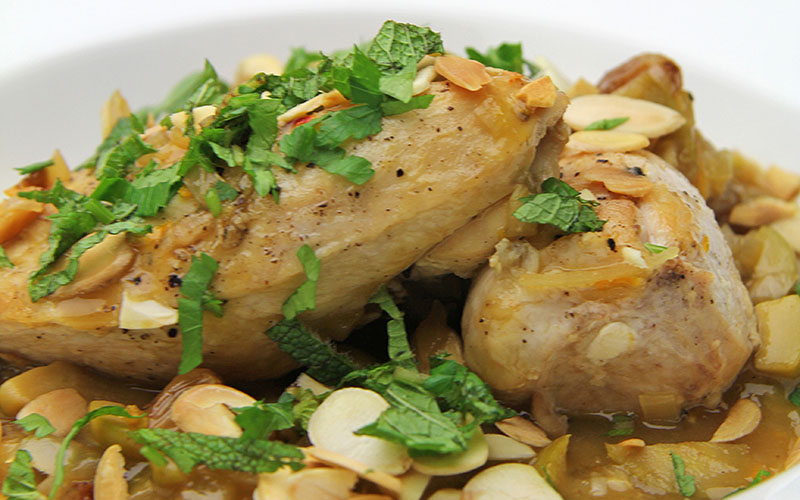 Recipe: Chicken with Saffron & Green Olives