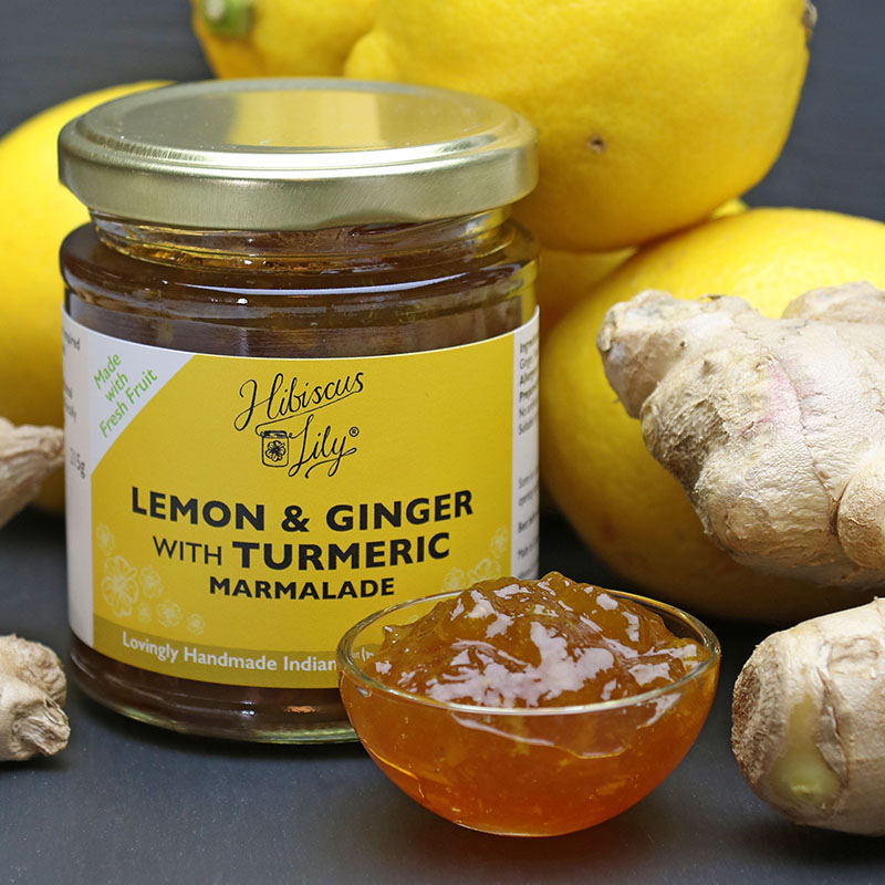 Lemon & Ginger with Turmeric Marmalade – Hibiscus Lily - The Artisan Food Trail