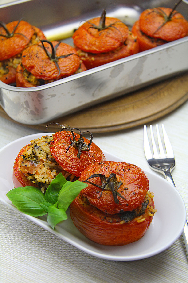 Roasted Rice-Stuffed Tomatoes recipe – The Artisan Food Trail