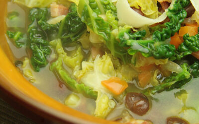 Recipe: Smoked Bacon, Bean and Savoy Cabbage Soup