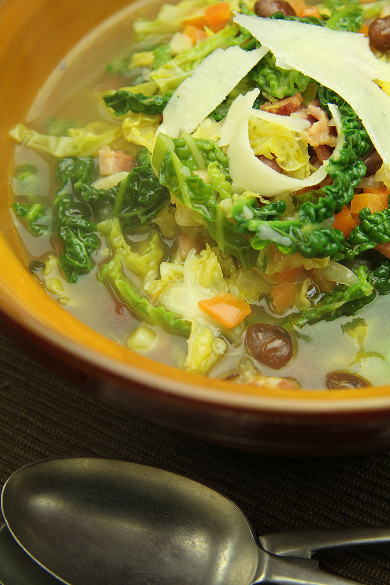 Smoked Bacon Bean And Savoy Cabbage Soup recipe – The Artisan Food Trail