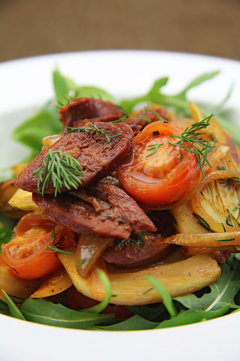 Venison & Pork Chorizo with fennel and potatoes recipe – The Artisan Food Trail