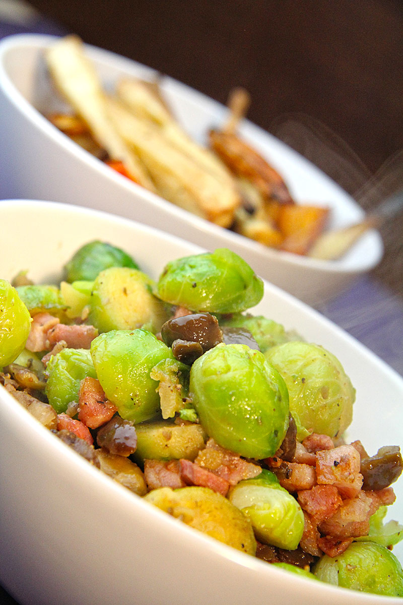 Brussels Sprouts with Chestnuts & Pancetta recipe – The Artisan Food Trail