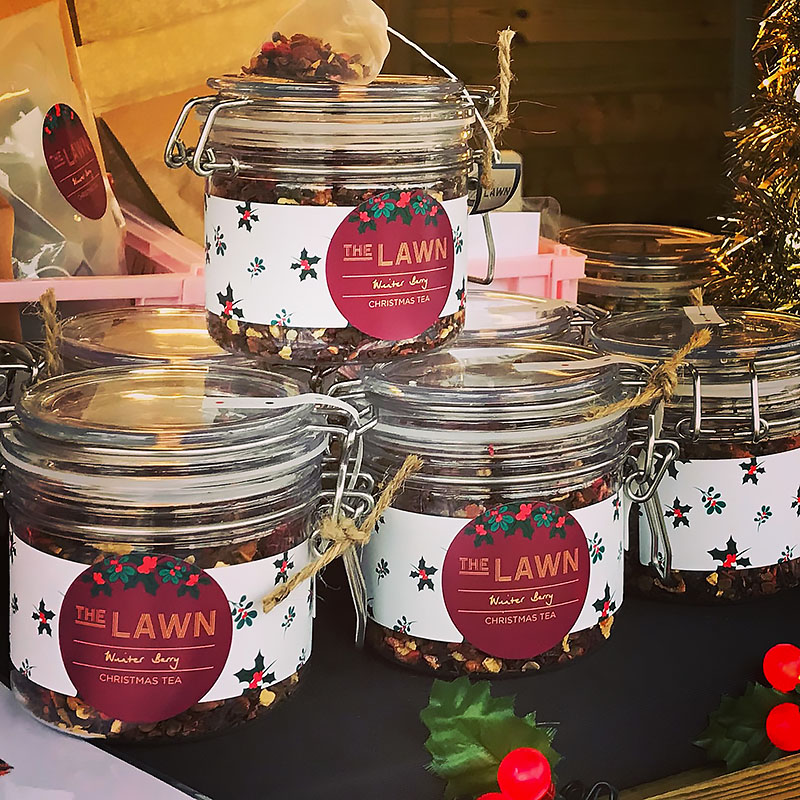 Lawn Collection – Winter Berry Christmas Tea – Kilner Jars – The Artisan Food Trail