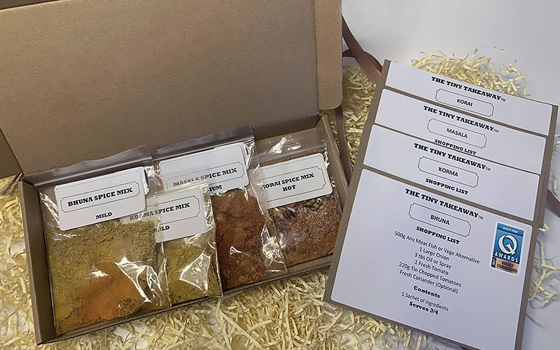 Curry Spice Kits inside the box – The Artisan Food Trail