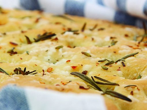 Lavender, Chilli & Rosemary Focaccia