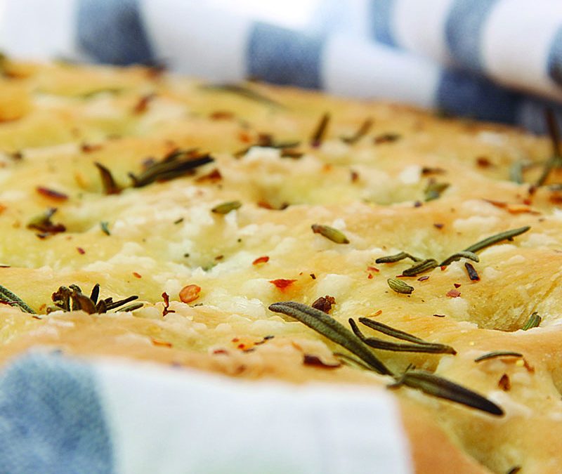 Lavender, Chilli & Rosemary Focaccia