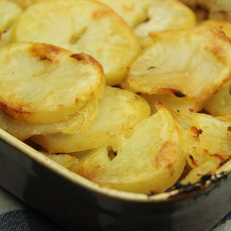 Braised Pork with Prunes and a Potato Top Recipe - The Artisan Food Trail