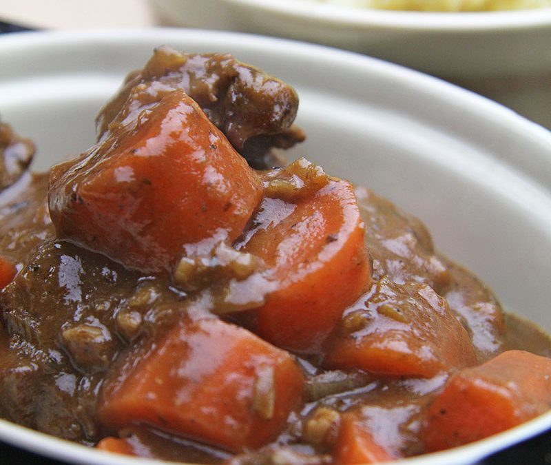 Casseroled Chuck Steak in a Rich Sauce