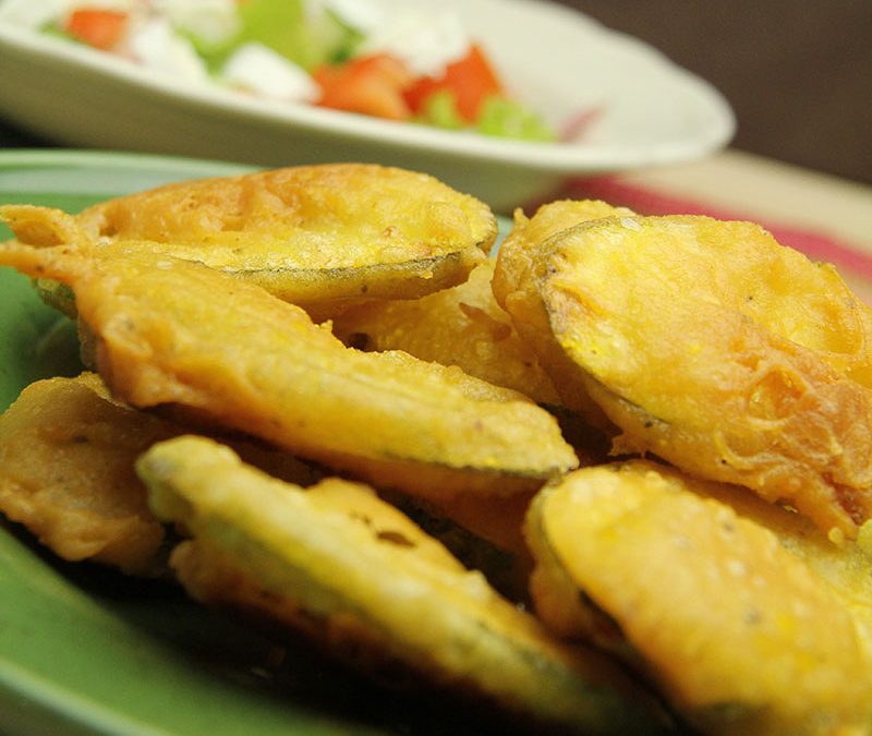 Crispy Courgette Fritters