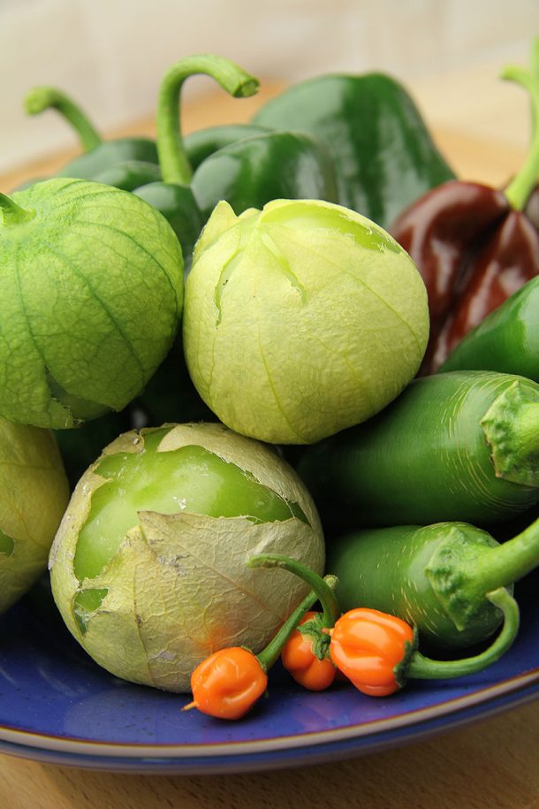 Stuffed Poblanos with Roasted Tomatillo Salsa Recipe Artisan Food Trail