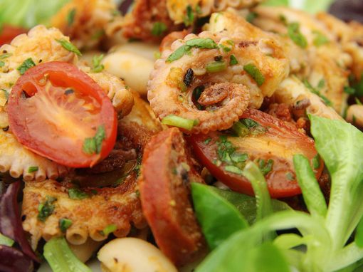 Octopus and Chorizo Salad