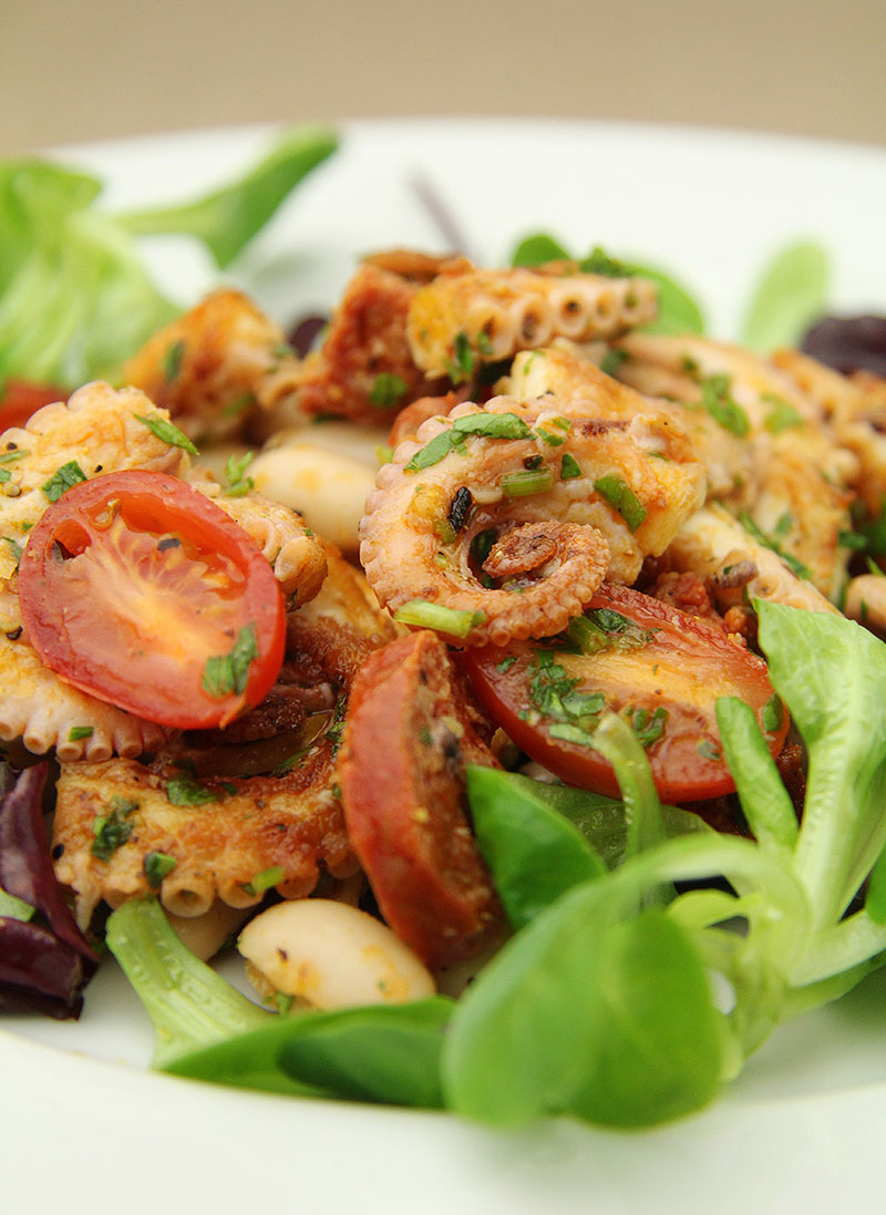 Octopus and Chorizo Salad recipe 1 – The Artisan Food Trail