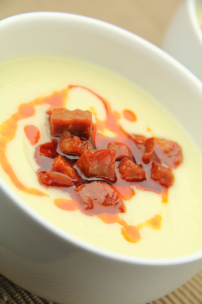Parsnip Soup with Spicy Chorizo recipe 1 – The Artisan Food Trail