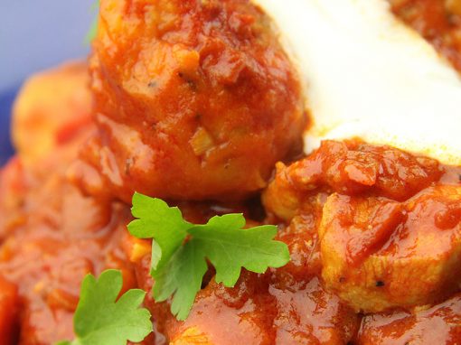 Smoked Paprika Stew with Caraway Dumplings