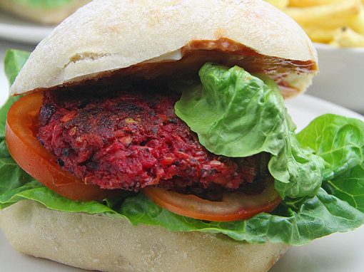 Super Beetroot Veggie Burgers