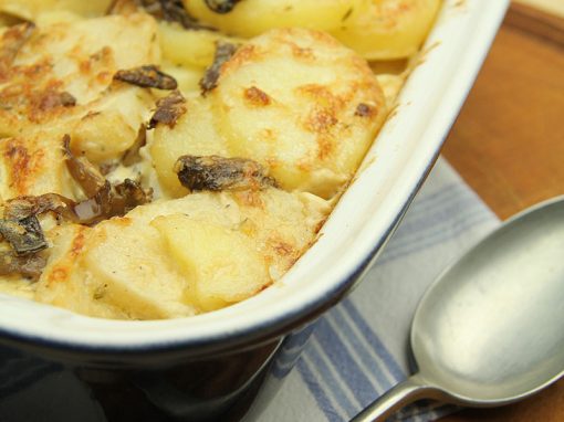 Truffled Potato and Celeriac Bake