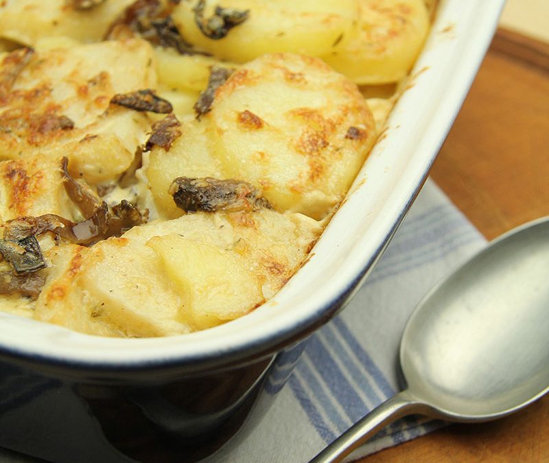 Truffled Potato and Celeriac Bake