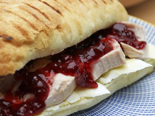 Turkey, Brie & Cranberry Sandwich