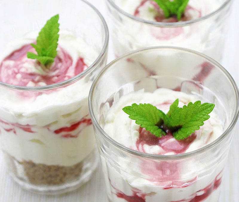 Individual No-Bake Cheesecakes