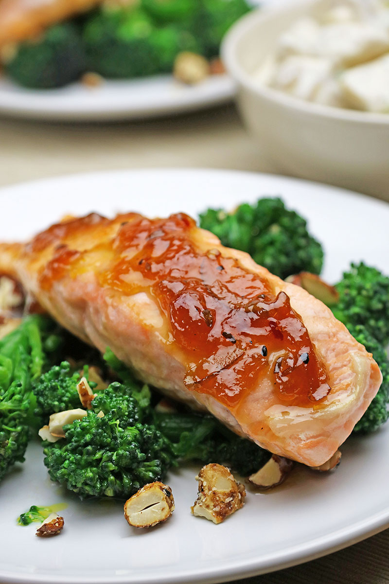 Spicy Marmalade Glazed Salmon recipe 1 – The Artisan Food Trail