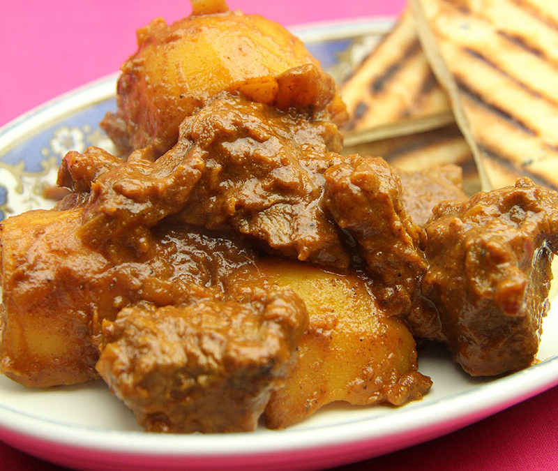 Aloo Mutton Shakkarwala (Caramelised Lamb Curry)