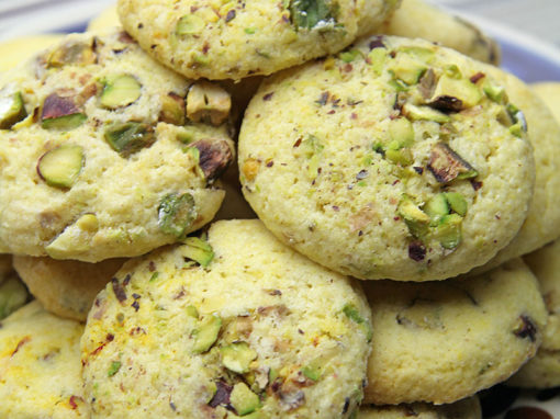 Saffron & Pistachio Biscuits