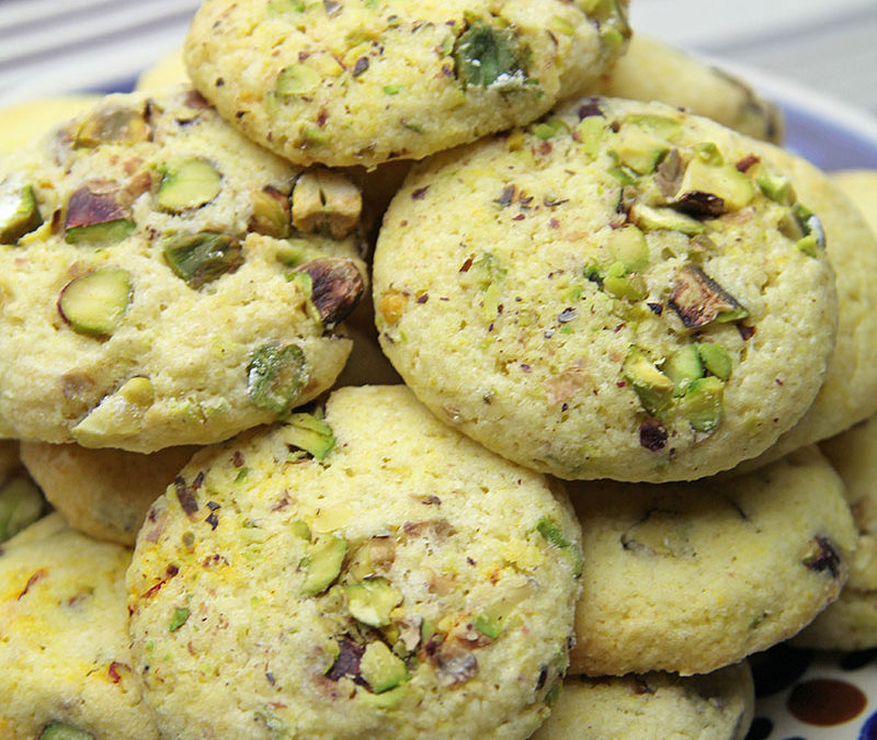 Saffron & Pistachio Biscuits