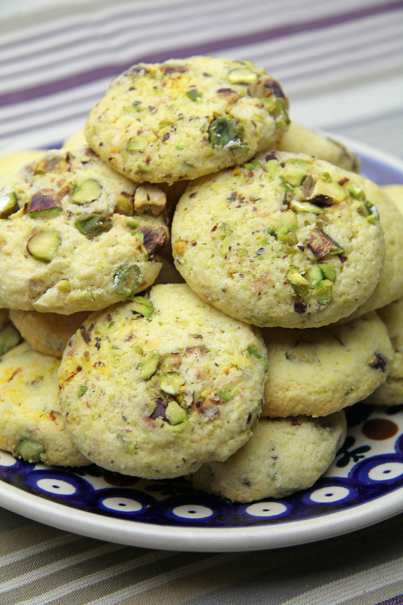 Saffron & Pistachio Biscuits Recipe – The Artisan Food Trail