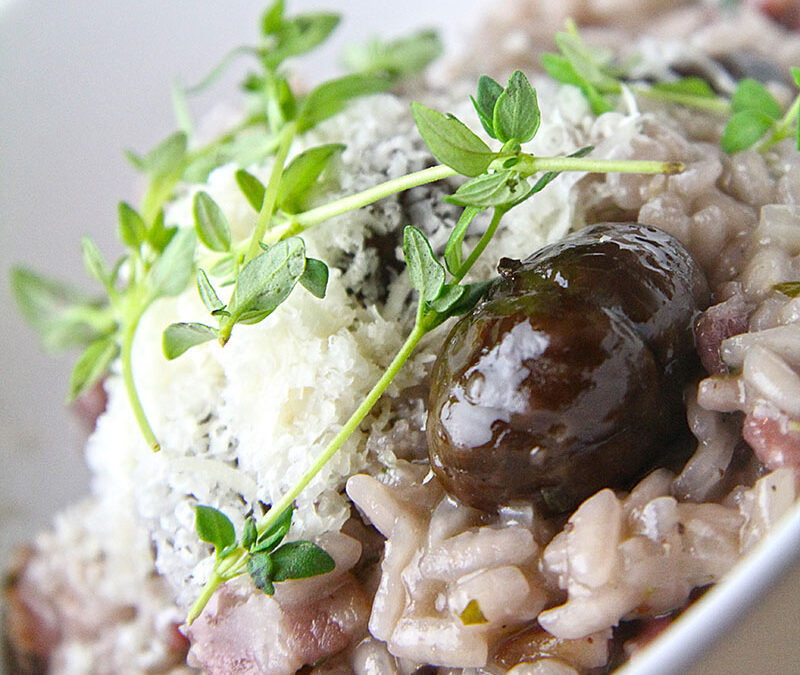 Bacon and Chestnut Risotto