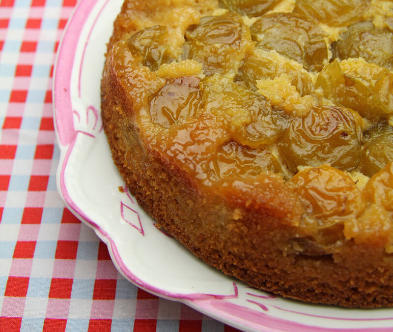 Plum Upside Down Cake